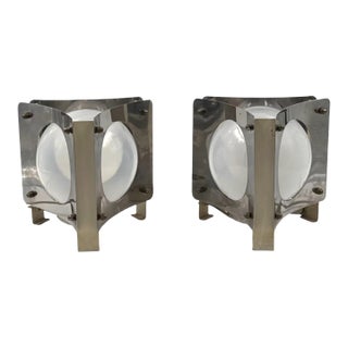 Space Age Set of 2 Table Lamp, Italy 1970s For Sale