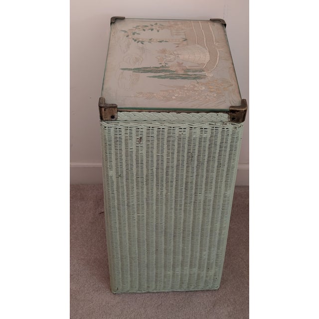 Antique Wicker Storage Piece/ Hamper For Sale - Image 10 of 12