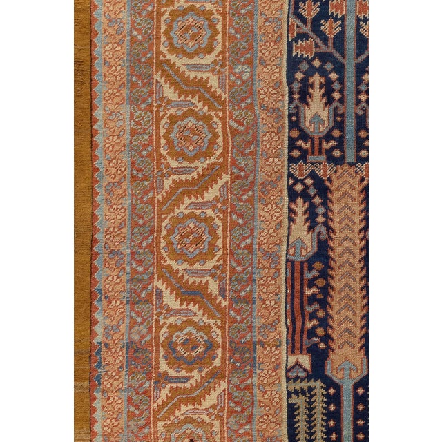Spectacular Antique Persian Bakshaish room size collector level Rug from the early 20th Century . Measures: 10'11'' x...