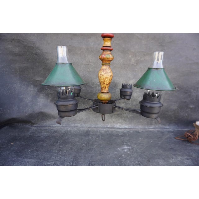 1930s Rare Monterey-Style Chandelier Professionally Restored For Sale In Los Angeles - Image 6 of 6