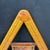 American Antique Inlaid Triangular Cribbage Board With Integrated Card Holder For Sale - Image 3 of 7