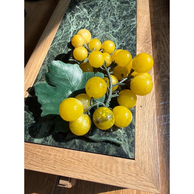 1960s 1960s Mid-Century Modern Italian Yellow Alabaster Grape Cluster For Sale - Image 5 of 9
