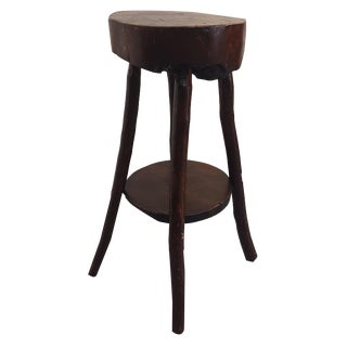 Brutalist High Stool, 1950s For Sale