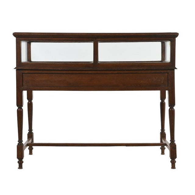 Vintage Wooden Display Table For Sale - Image 3 of 6