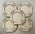Ceramic Limoges Art Deco Pink Floral and Silver Trim Dessert Plates - Set of 5 For Sale - Image 7 of 7