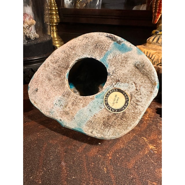 Ceramic Buddha Kangxi (1662-1722) Turquoise Glaze Qing K’ang Hsi Celestial Blue For Sale In Austin - Image 6 of 7