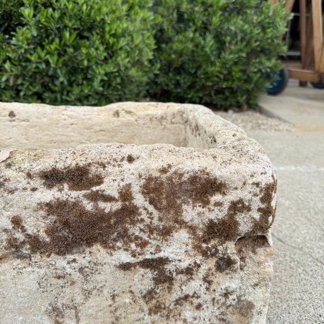 Contemporary Antique Limestone Trough 51226o For Sale - Image 3 of 8
