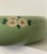 Mid-Century Modern Folk Art Floral Hand-Painted Solid Wood Low Bowl For Sale - Image 3 of 5