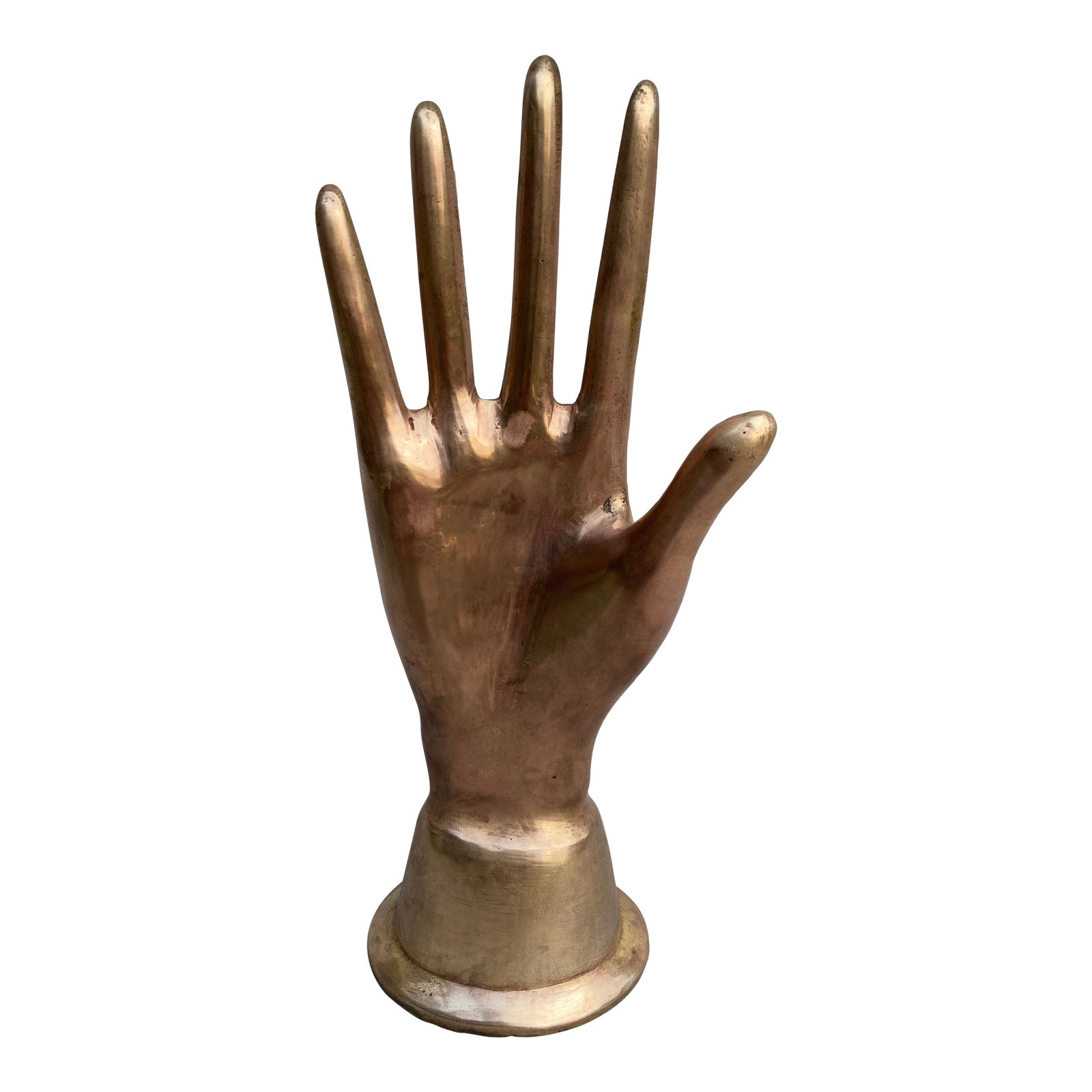 Mid 20th Century Brass Hand Sculpture Chairish