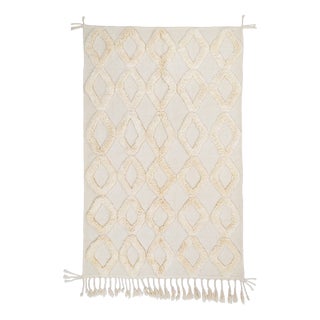 Hand-Knotted Wool Rug by Azele Studio For Sale