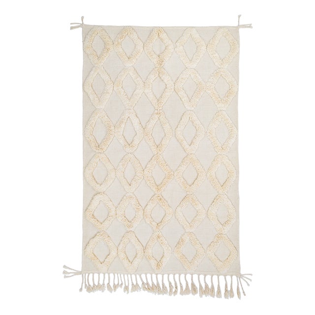 Hand-Knotted Wool Rug by Azele Studio For Sale