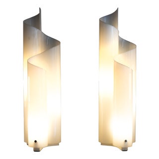 Mezzachimera Lamps by Vico Magistretti for Artemide, 1969, Set of 2 For Sale