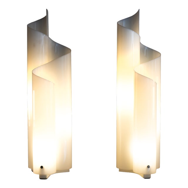 Mezzachimera Lamps by Vico Magistretti for Artemide, 1969, Set of 2 For Sale