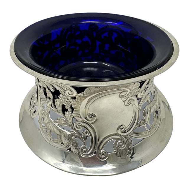 Antique Irish Style Sterling Silver Dish Ring Centerpiece Ireland 1923 12.10ozs For Sale