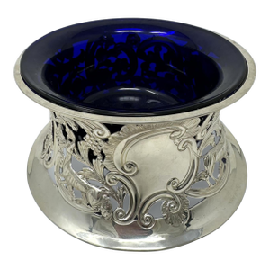 Antique Irish Style Sterling Silver Dish Ring Centerpiece Ireland 1923 12.10ozs
