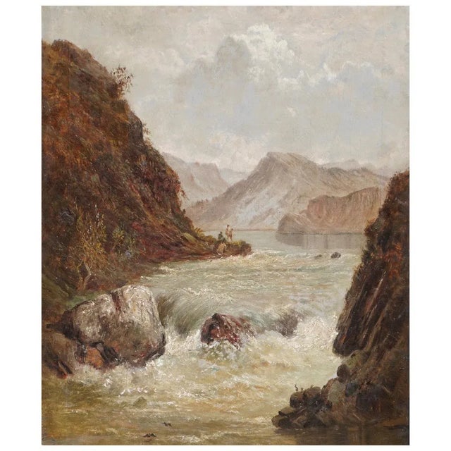 Alfred De Breanski Sr. “A Pole In The Highlands” Realism Seascape Late 19th Century For Sale - Image 11 of 11
