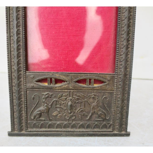 1900 - 1909 Antique Beaux Arts Photo Frame For Sale - Image 5 of 6