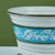 Hand Thrown Glazed Planter with Water Catch For Sale - Image 9 of 11