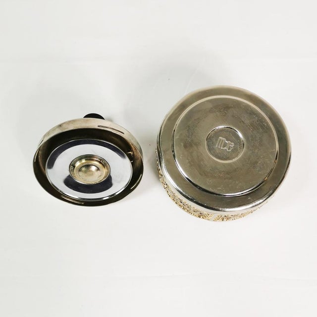 Metal Art Deco Revolving Ashtray, Erhard, Germany, 1960s For Sale - Image 7 of 10