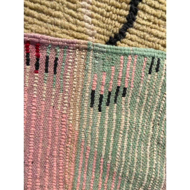 1990s Vintage Abstract Berber Moroccan Boujaad Rug For Sale - Image 11 of 13
