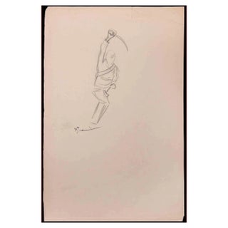 Pierre Georges Jeanniot, Figures, Original Drawing, Early 20th-Century For Sale