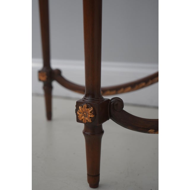Maitland Smith Mahogany Nathan Console Table W. 2 Drawers For Sale - Image 12 of 18