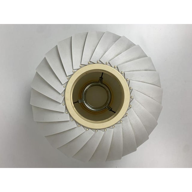 1960s Mid-Century Modern Extendable Brass Wall Mount with Cocoon and Sisal Shade by Lars Schioler, 1960s For Sale - Image 5 of 18