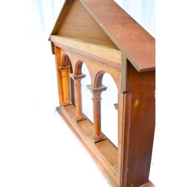 19th Century Antique Large Wooden Classical Architectural Pediments—A Pair For Sale - Image 5 of 8