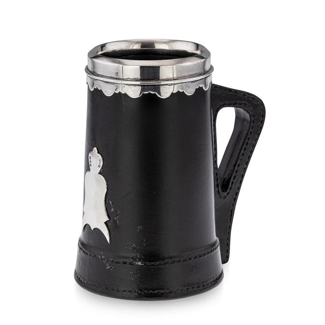 20th Century Silver & Royal Doulton Blackjack Mug, Asprey & Co, c.1941 For Sale - Image 14 of 14