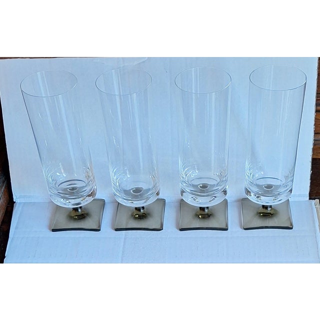 Vintage Cocktail Glasses by G.B. Jensen for Rosenthal, 1960s, Set of 4, in Flawless conditions. Designed 1950 to 1959 This...