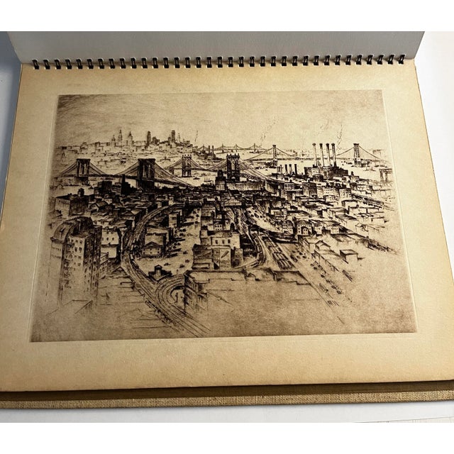 Brown 1939 New York in Etchings Book For Sale - Image 8 of 12