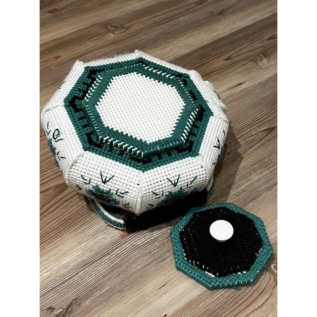 Vintage Crochet Tea Pot Cozy For Sale - Image 4 of 14
