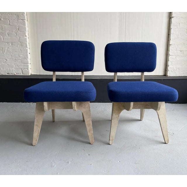 Wood 1980s Vintage Bent Plywood Accent Chairs - a Pair For Sale - Image 7 of 7
