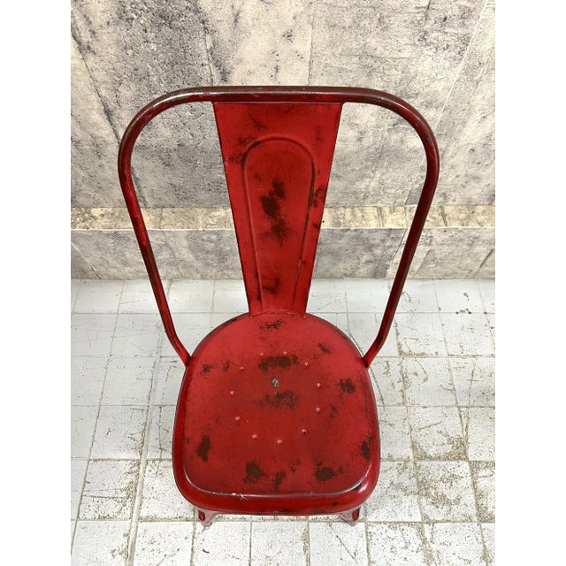 Vintage Tolix Metal Chairs, 1930s, Set of 6 For Sale - Image 5 of 10