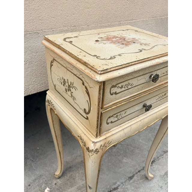 Gold Venetian Entryway Cabinet, 1940s For Sale - Image 8 of 10