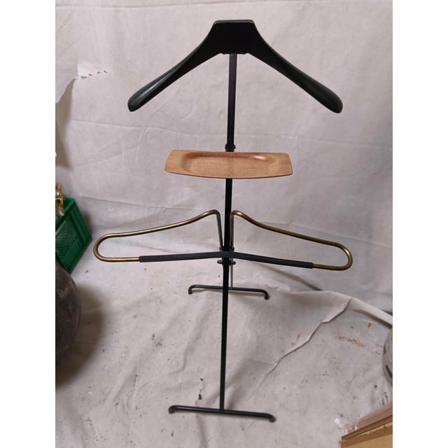 Black Folding Clothes Rack by Ico Parisi, Italy, 1950s For Sale - Image 8 of 9