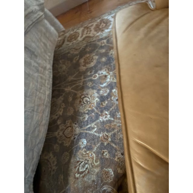 1990s Hickory Chair Leather Armchair For Sale - Image 9 of 13