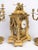 Goldenrod Napoleon III Gilded Bronze Mantelpiece Set, Set of 3 For Sale - Image 8 of 14