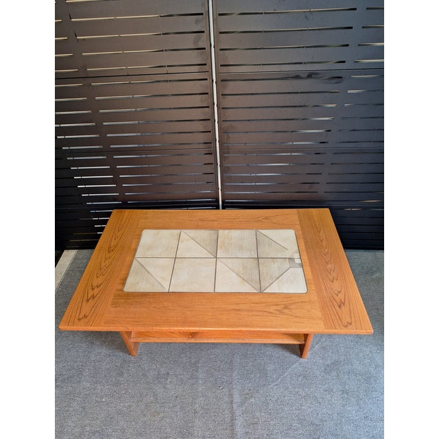 This is a set of 3 tables. 2 side table and one coffee table. side table dimensions: 27.5 square and 19" high Unique tile...