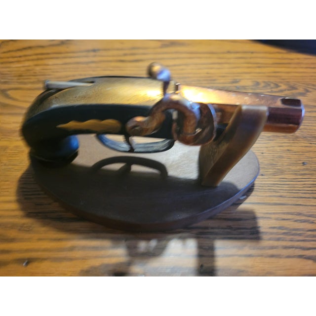 Vintage Mid-Century Pistol-Shaped Lighter For Sale - Image 10 of 12