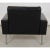 GE-34 Lounge Chair in Patinated Black Leather by Hans Wegner from Getama For Sale - Image 3 of 12