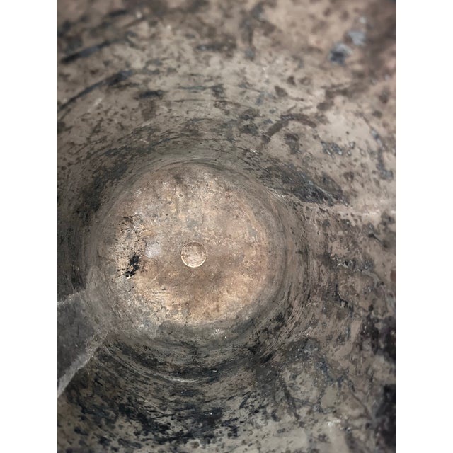 Antique Copper Brass Planter For Sale - Image 9 of 9