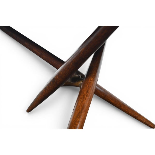 Wood Mid 20th Century Adjustable Height Attributed to Jurg Bally Coffee Table For Sale - Image 7 of 13