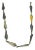 Gurhan Contour 24k Gold & Darkened Sterling Silver Long Link Necklace For Sale