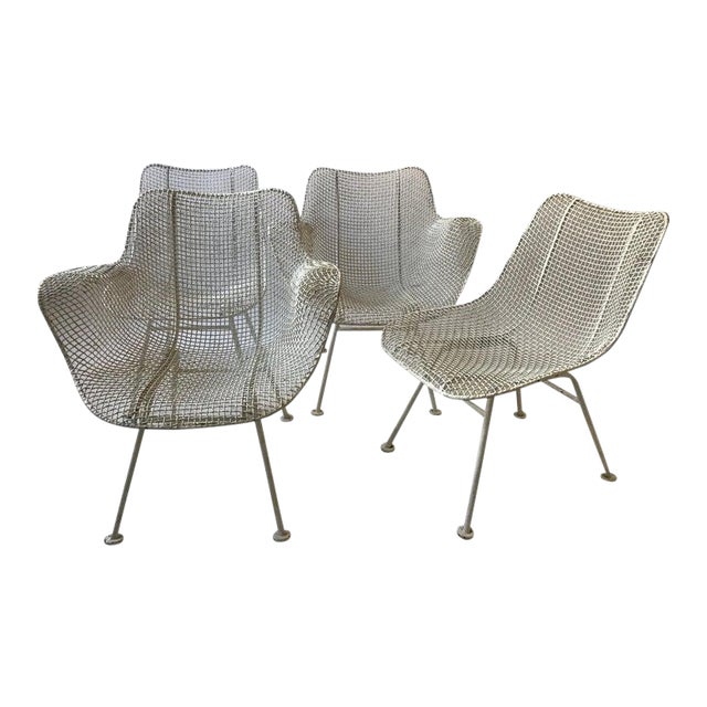 Vintage Woodard Sculptura Chairs Set of 4 Chairish