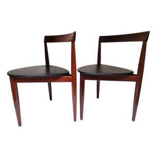 Danish Roundette Chairs by Hans Olsen for Frem Rojle, Denmark, 1960s, Set of 2 For Sale