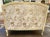 Beige Baroque Style Beige Sofa With 2 Pillows and Gold Leaf Details For Sale - Image 8 of 8