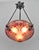 1920s French Art Deco Pendant Light by Le Verre Francais Schneider - 1925 Cameo Chandelier France For Sale - Image 5 of 17