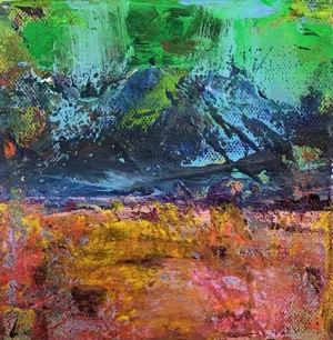 Abstract Painting on Stretched Canvas by Stephen Stilgenbauer