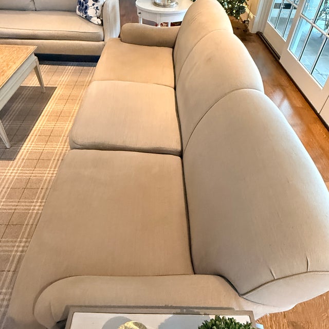 Extra Long Lillian August Sofa With a tight back and three oversized cushions this sofa will be a favorite for years to...